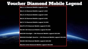 Jual Voucher Diamond Mobile Legends Termurah